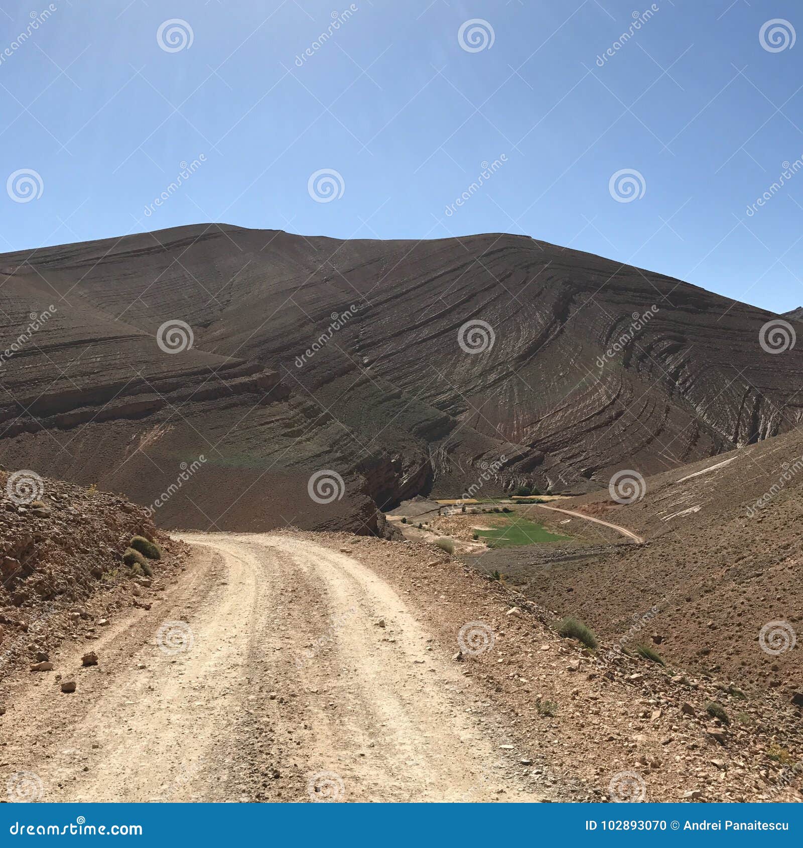 high altitude dirt road