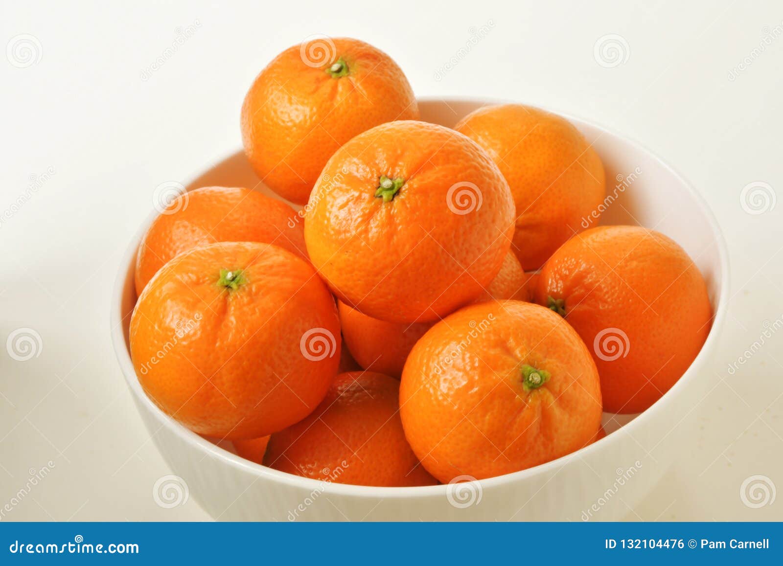 High Angle, Close Up on White Bowl Full of Mandarin Oranges Stock Photo Image of healthy