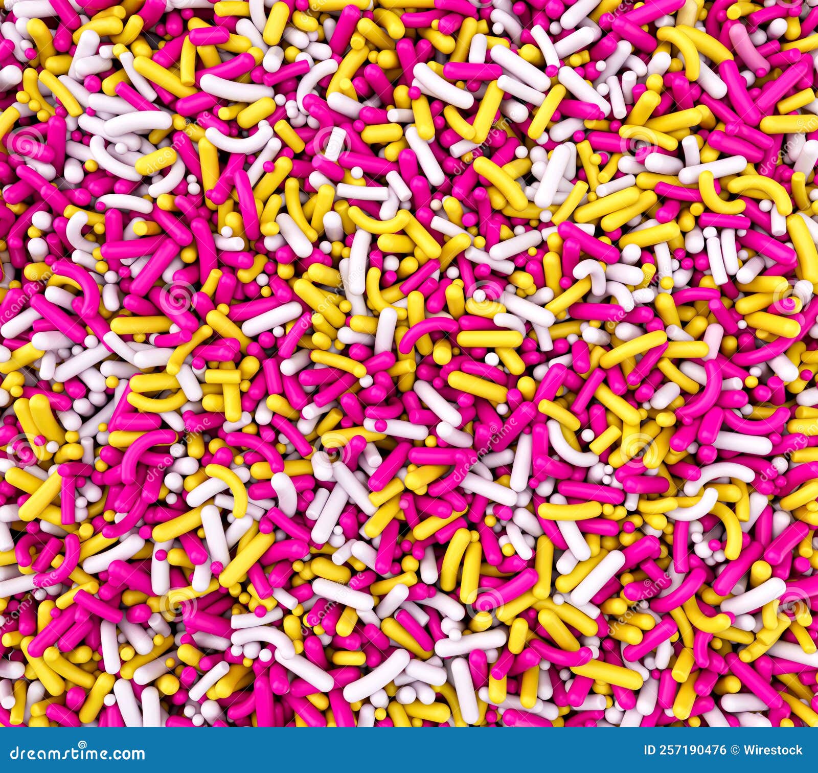 High Angle Shot of Colorful Sprinkles Background Stock Photo Image of