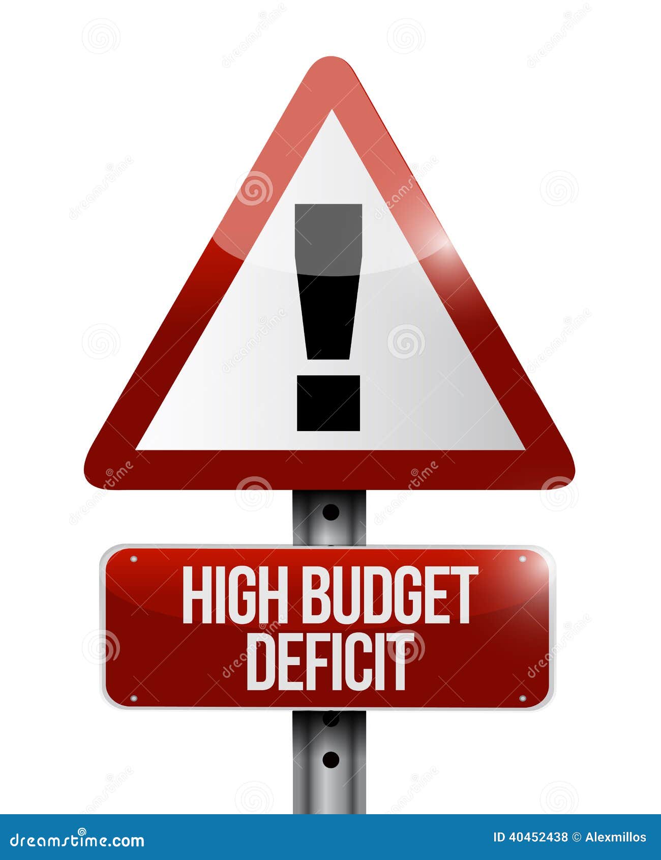 high budget deficit warning sign 