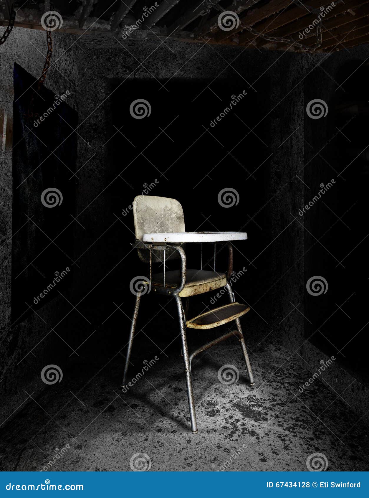 High Chair Stock Photo Image Of Creepy Child High 67434128