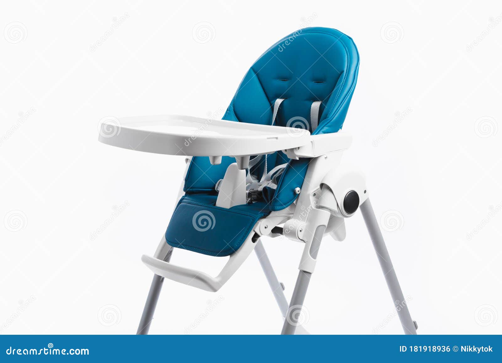 High Chair for Baby Feeding, Isolated on White Stock Photo Image of