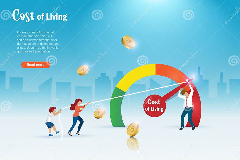 High Cost of Living, Economic Crisis and Inflation. Family Member Pull