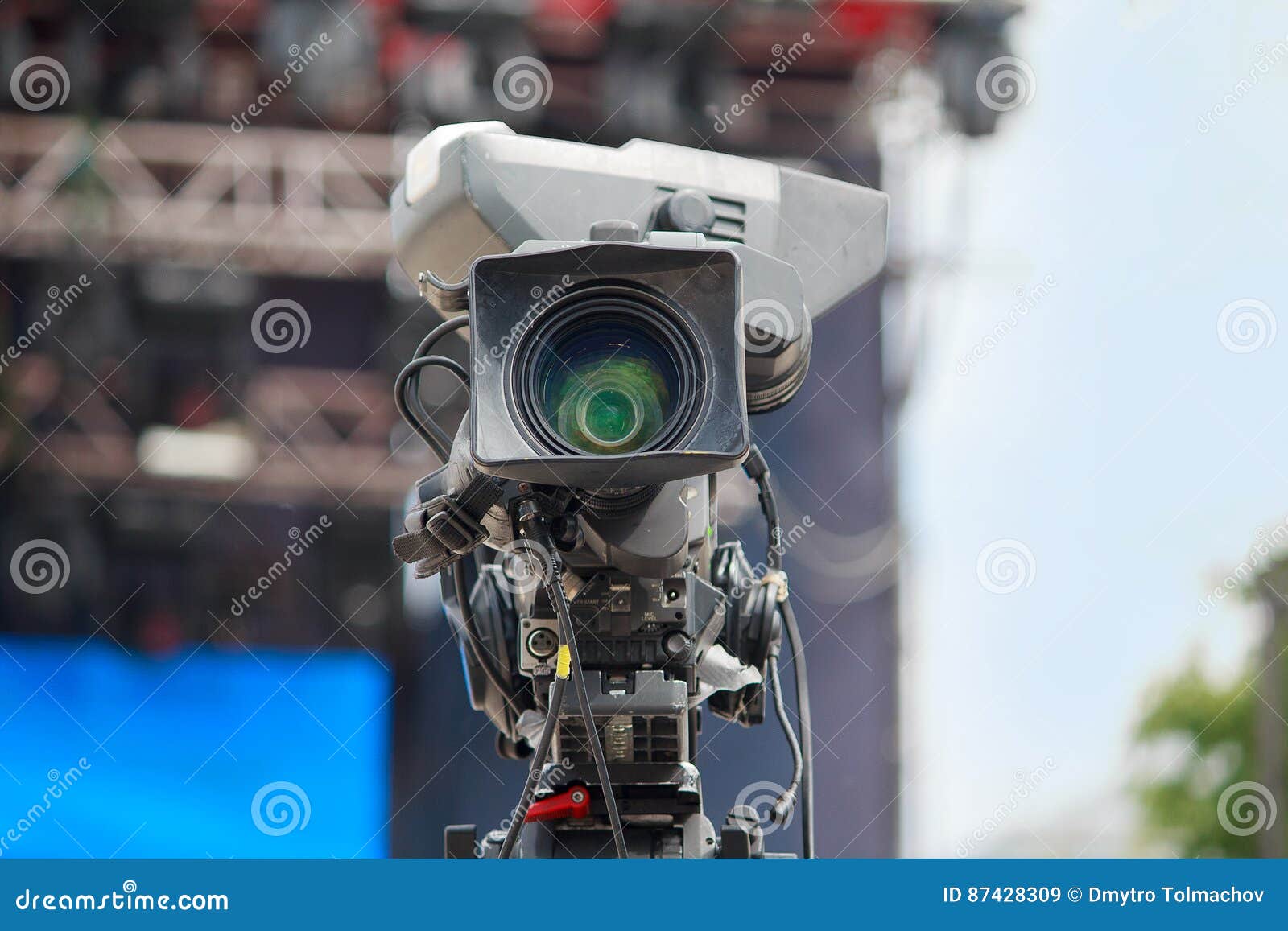 High Definition Cinema Camera Stock Image Image of broadcasting, lens