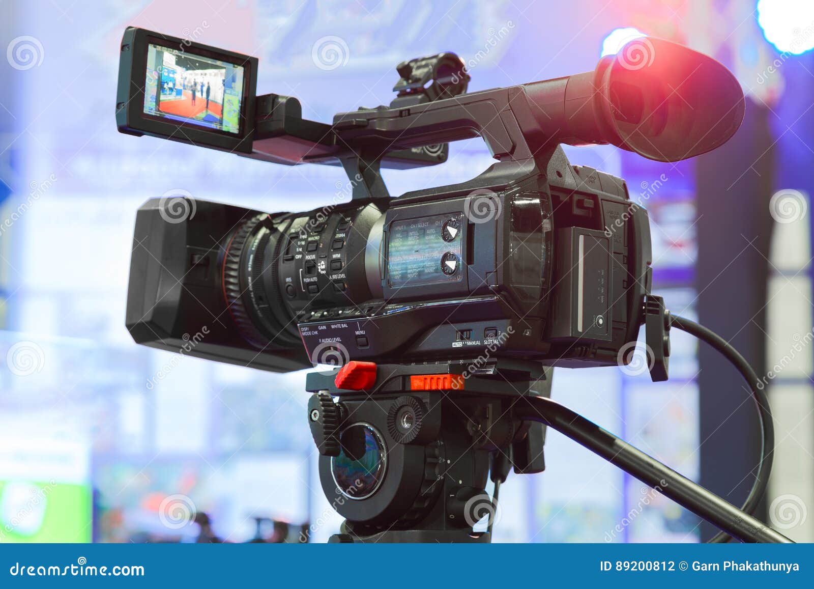caravan Productivity conductor High Definition Cinema Camera on a Movie Set Stock Photo - Image of  journalist, live: 89200812