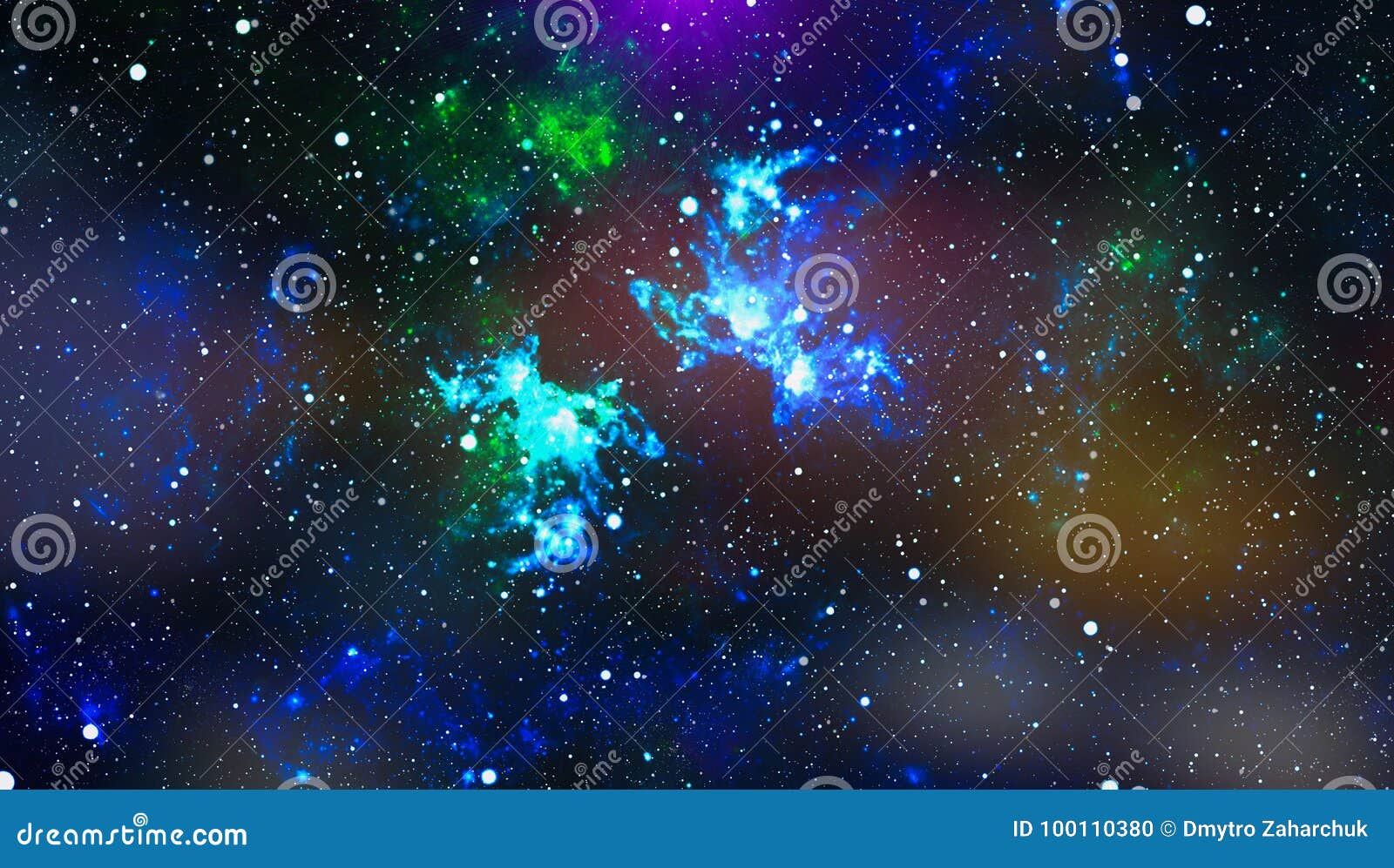 Download Colorful Starry Night Sky Outer Space Background Stock ...