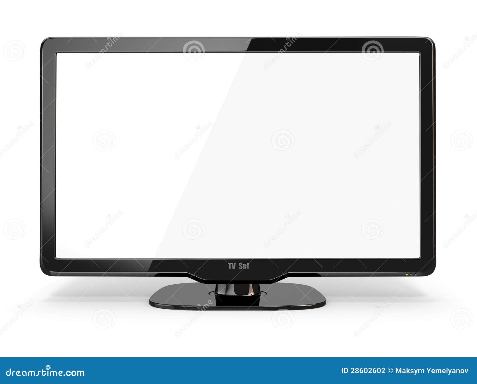 High Definition TV stock illustration. Illustration of horizontal ...