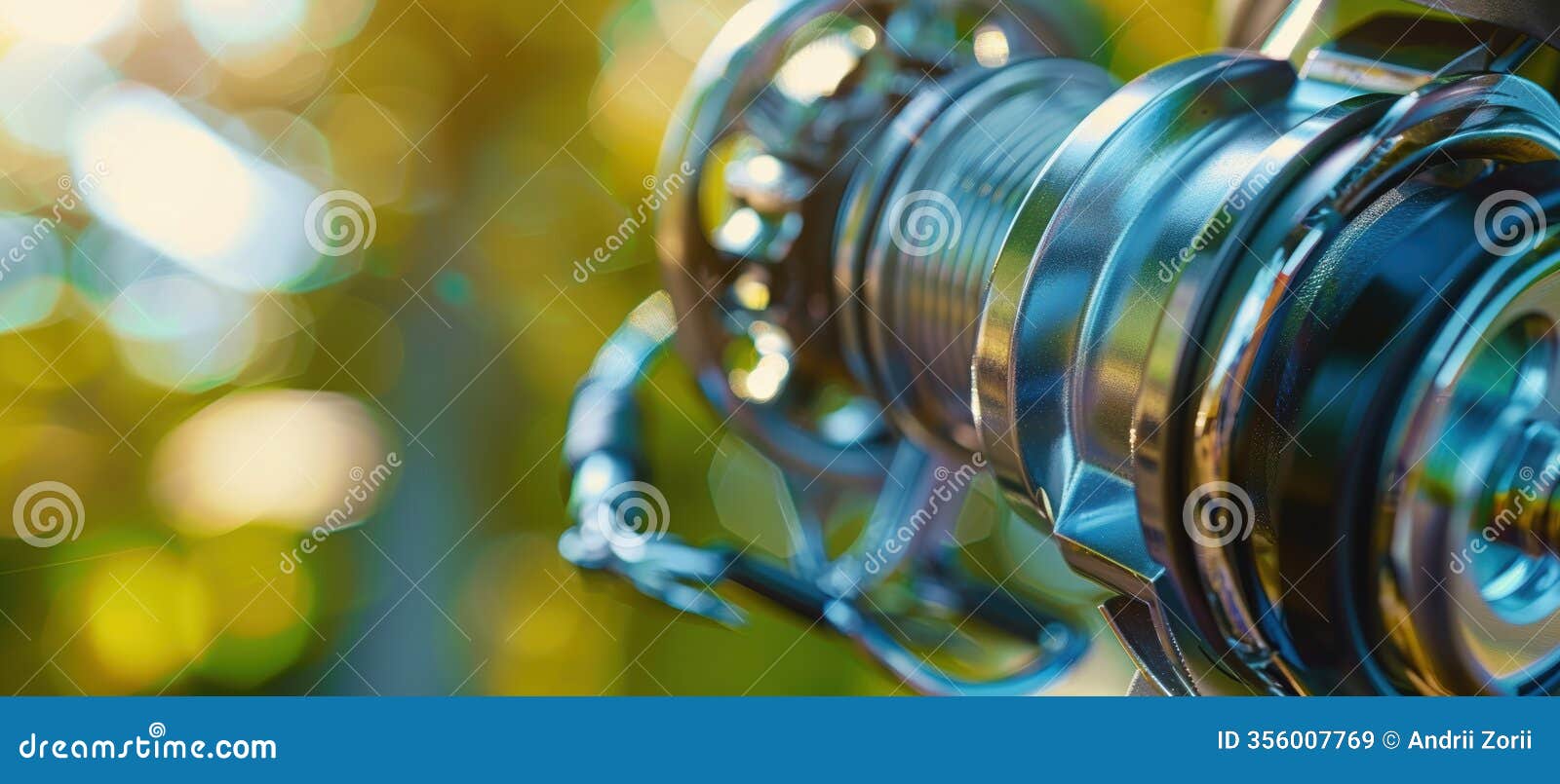 precision engineering in feeder fishing reel with drag adjustment knob in focus