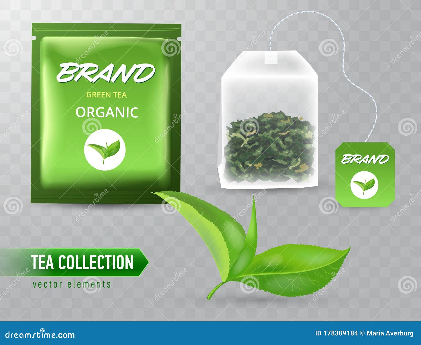 High Detailed Vector Illustration Of Set Of Tea Design Elements ...