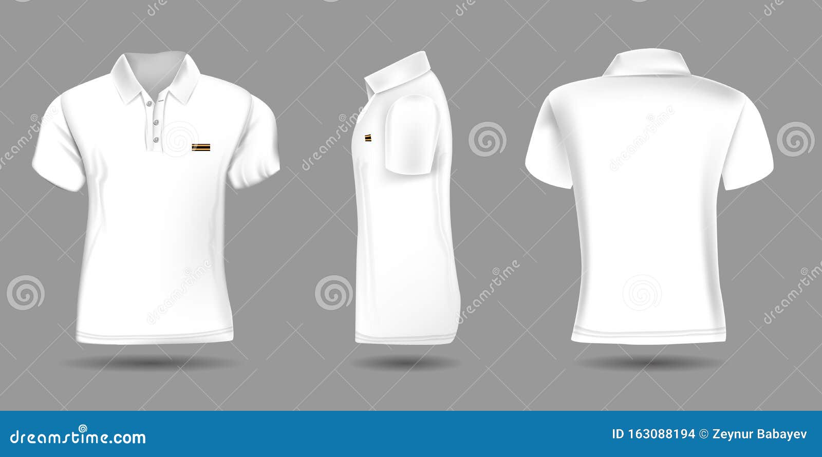 Three Color Polo Shirt Design Stock Illustrations – 119 Three