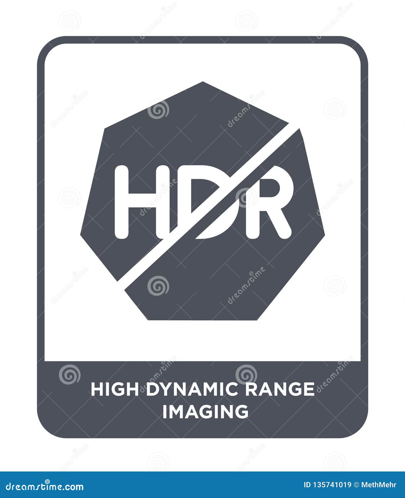 high dynamic range imaging icon in trendy  style. high dynamic range imaging icon  on white background. high dynamic