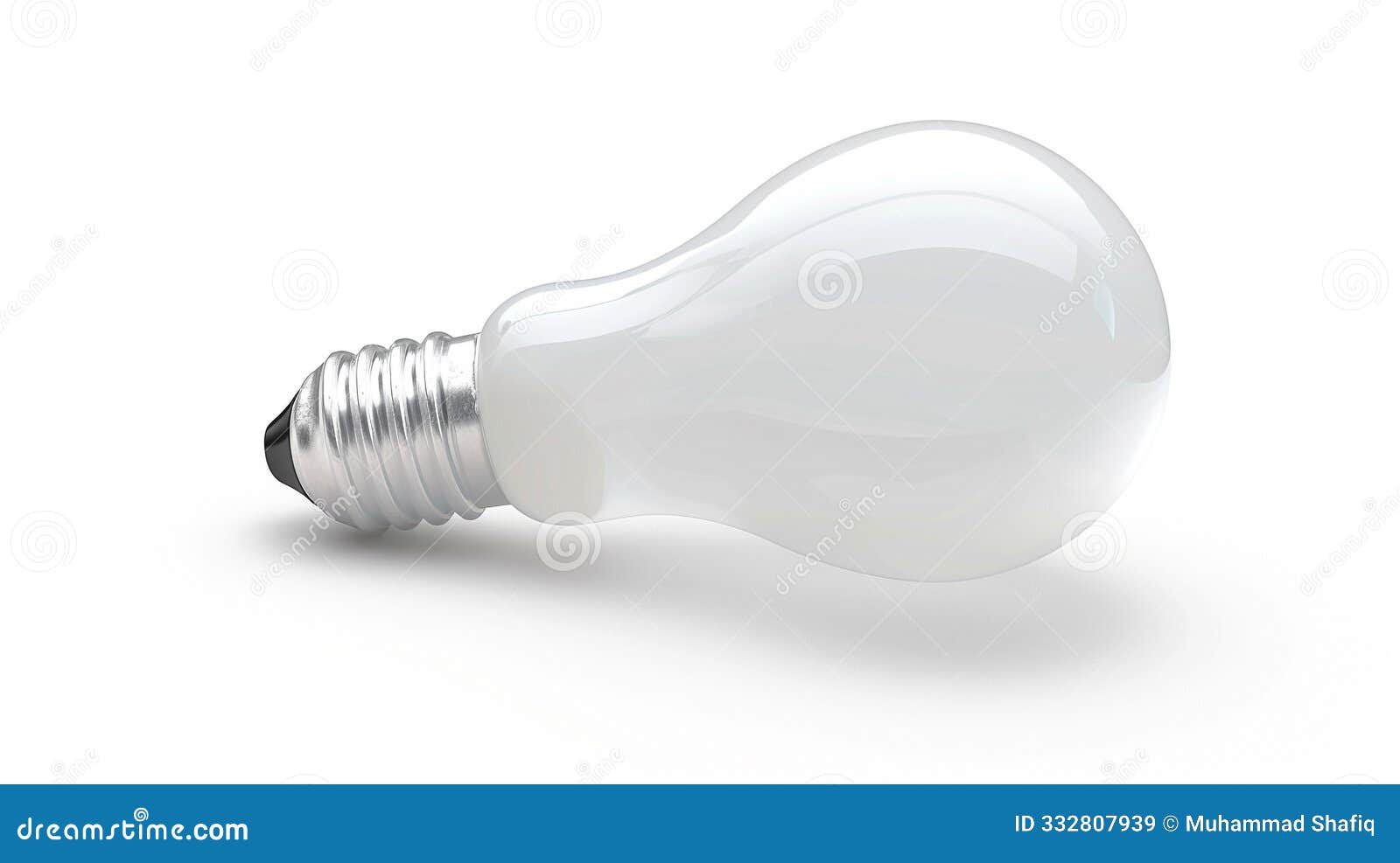 a high-efficiency led light bulb with a long lifespan,  on a white background