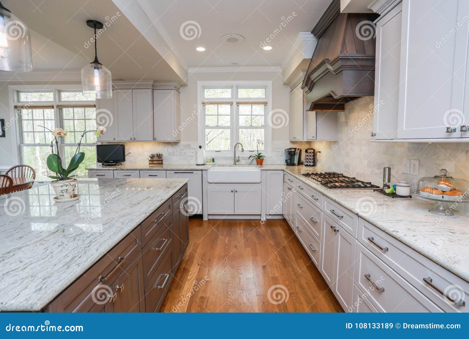 High End Kitchen Stock Image Image Of Kitchen Wood 108133189
