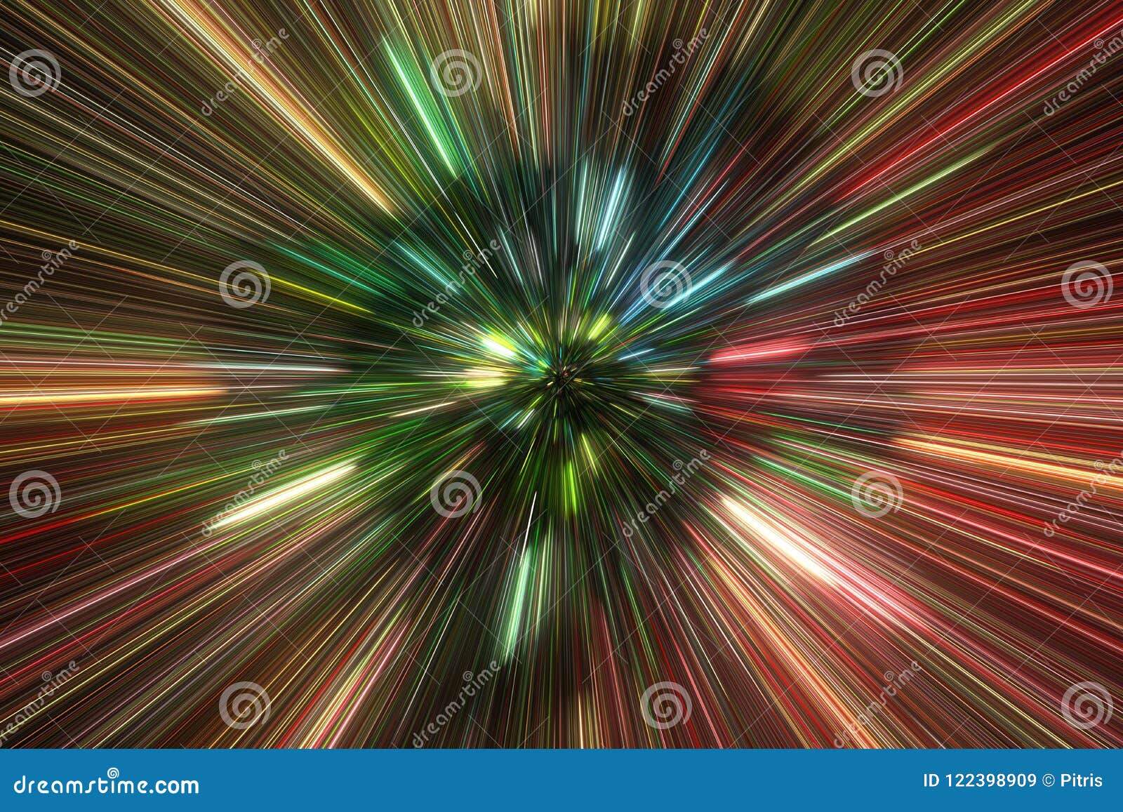 High-energy Particles Explosion. Stock Illustration - Illustration of
