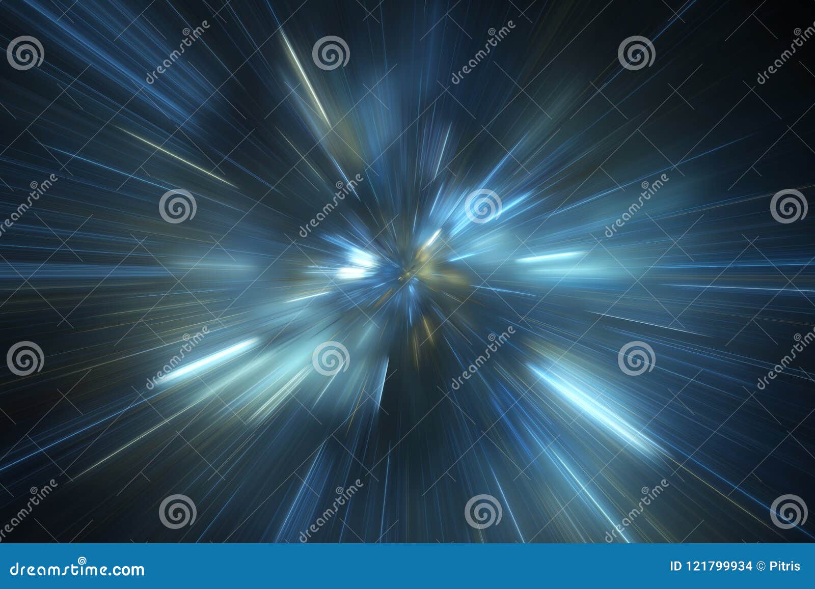 High-energy Particles Explosion. Stock Illustration - Illustration of