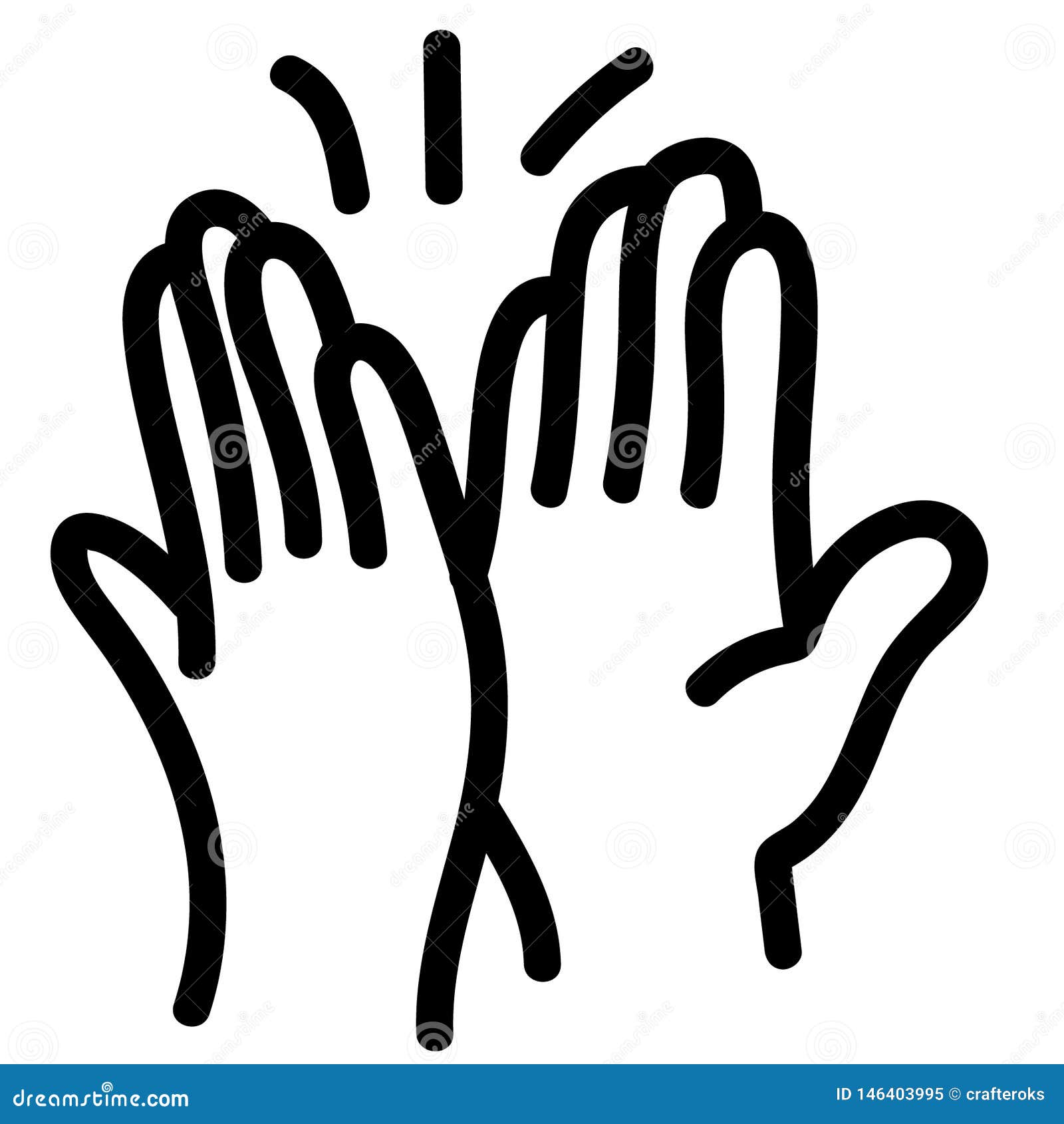 High Five Vector Stock Illustrations – 6,283 High Five Vector Stock  Illustrations, Vectors & Clipart - Dreamstime