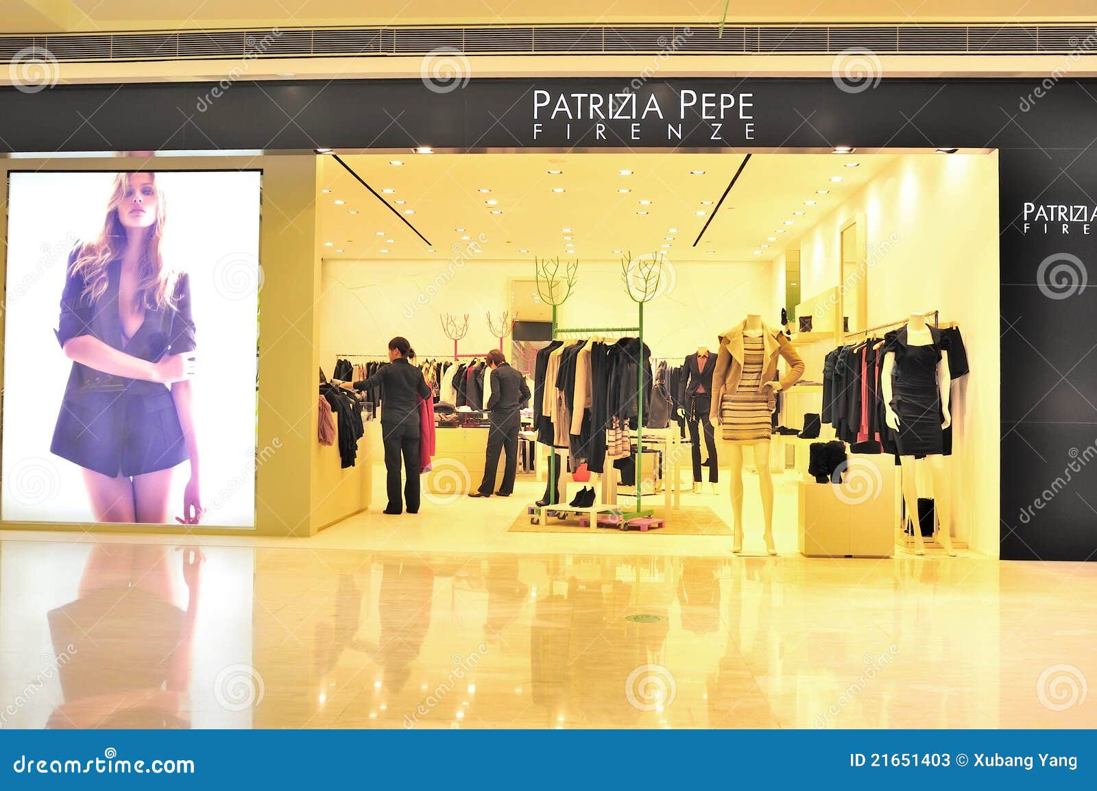 Highgrade clothing store editorial stock photo. Image of character