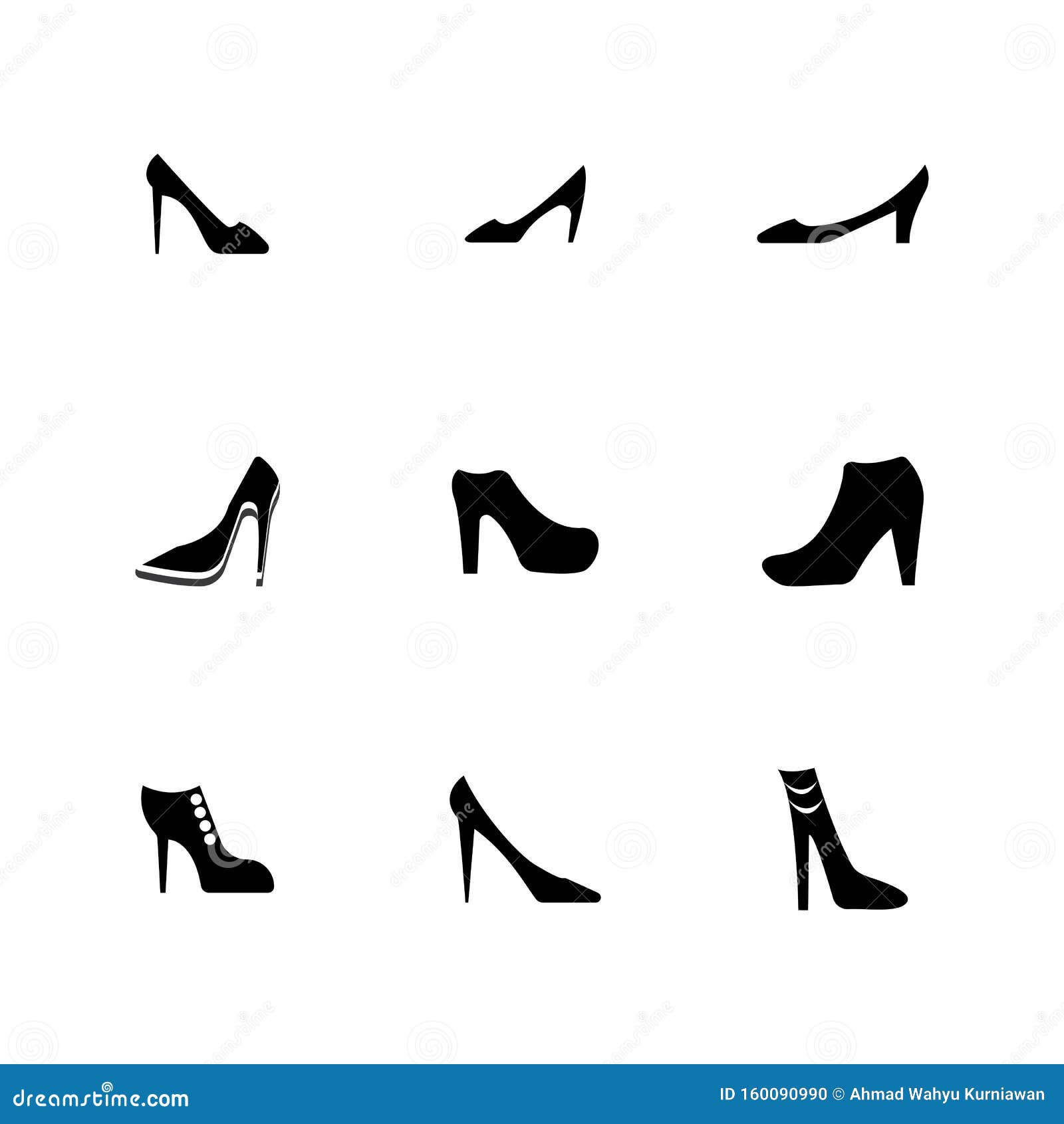 Free Vectors  high heels silhouette