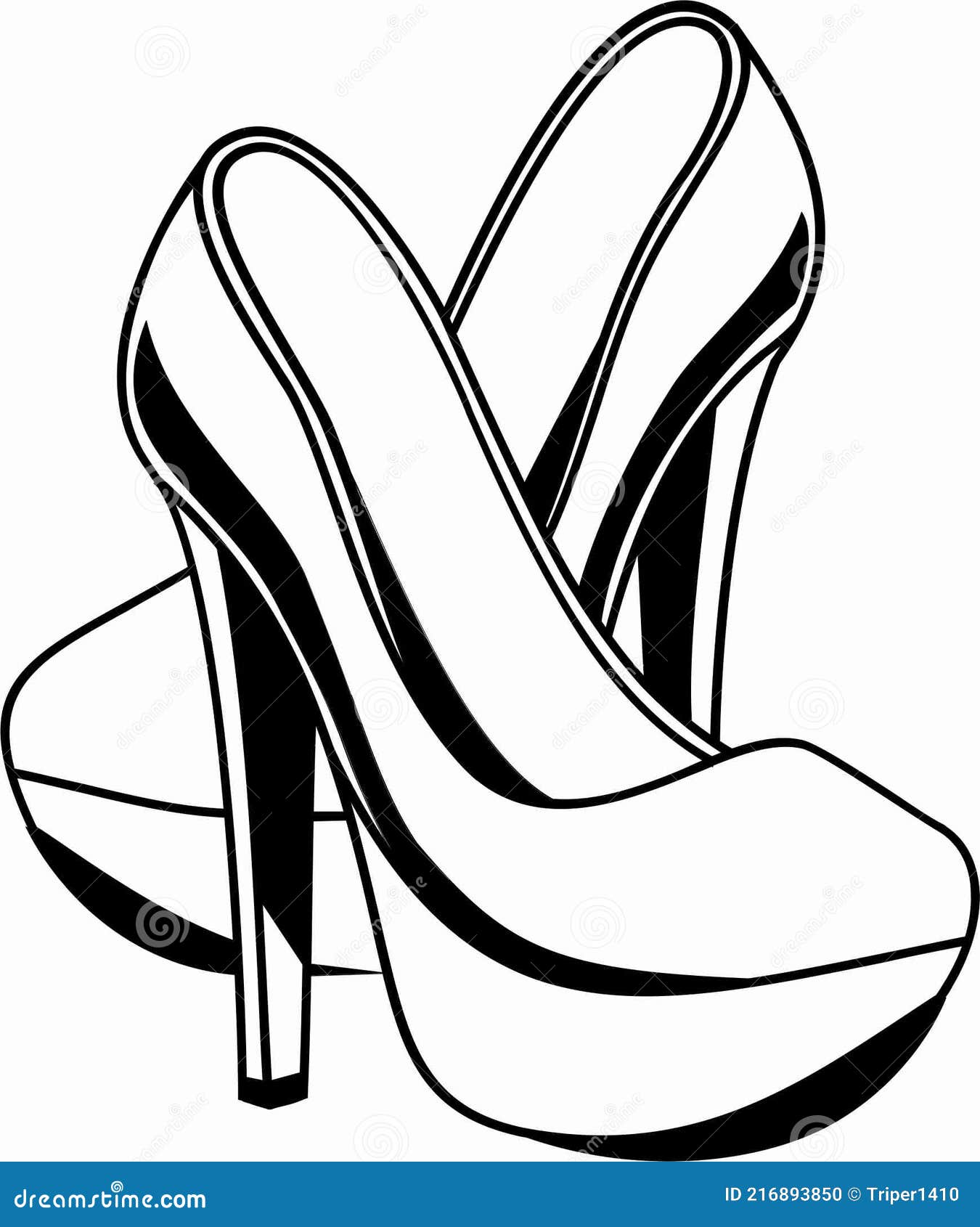 Vector girls in high heels. Fashion illustration. Female legs in shoes.  Cute design. Trendy picture in vogue style. Fashionable women. Stylish  ladies. #8 Digital Art by Dean Zangirolami - Pixels