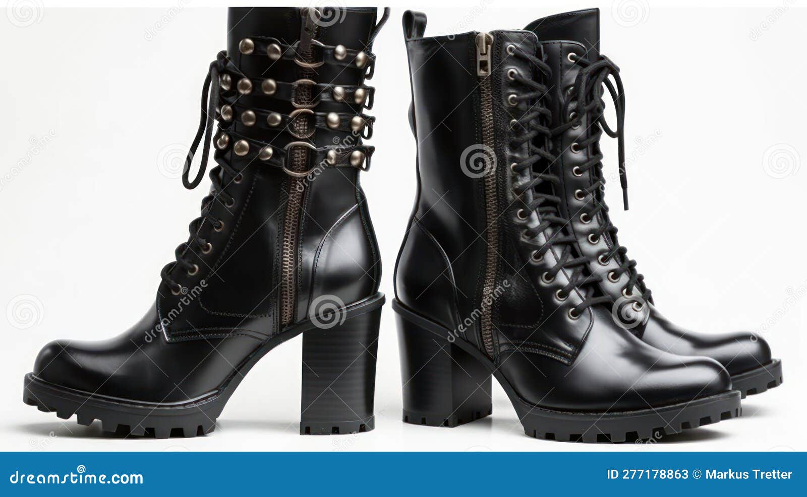 Amazon.com | Susanny Platform Heel Boots Womens Black Sexy High Heels  Harley Steampunk Heeled Combat Boots Shoes Lace UP Short Ankle Booties 7 |  Ankle & Bootie