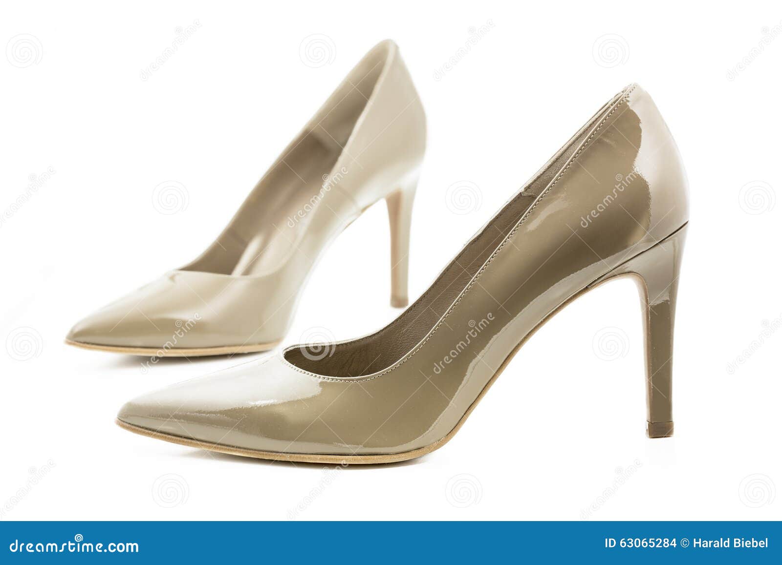 High Heels Isolated on White Background Stock Photo - Image of ...
