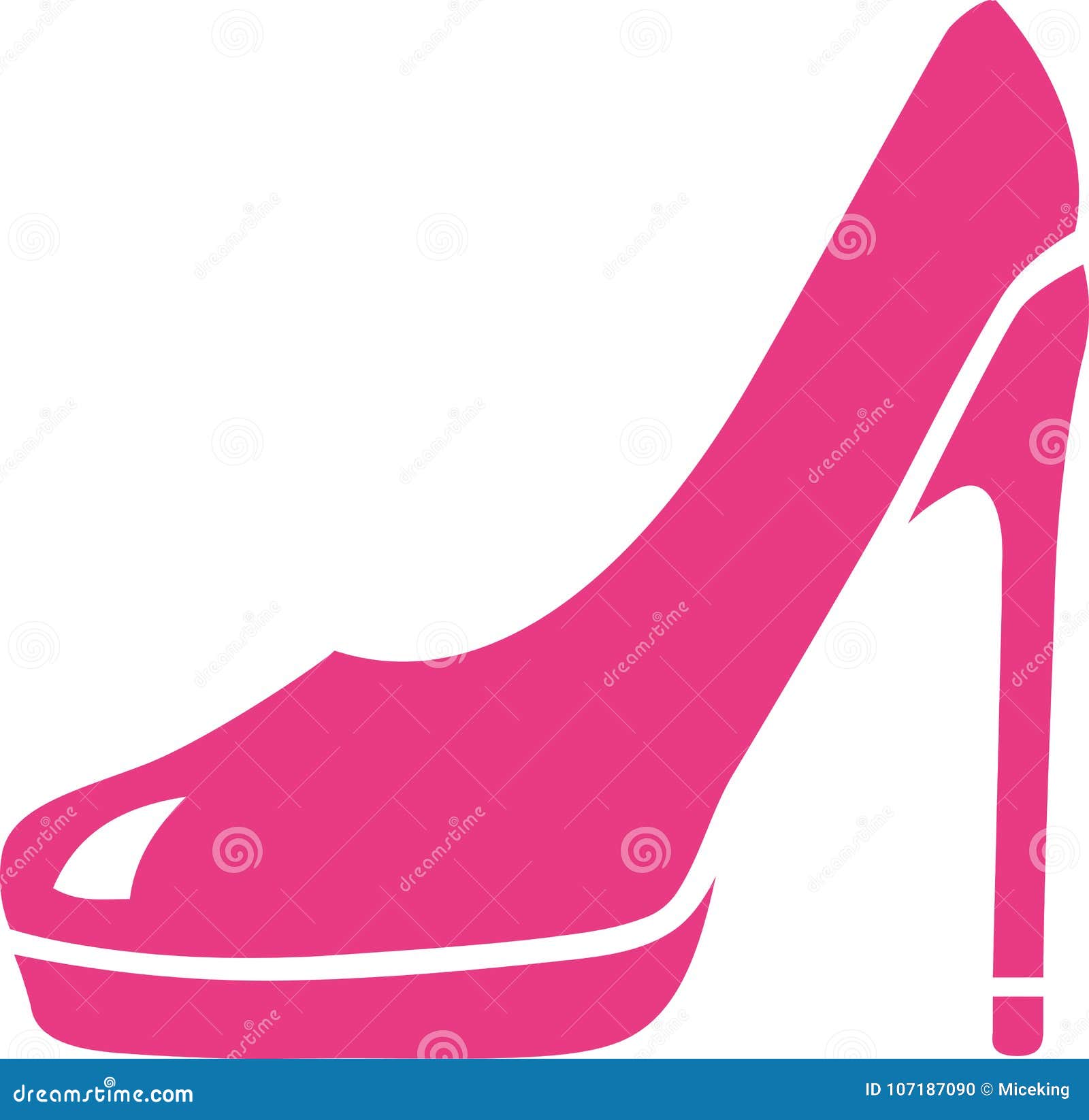 high heels with platform