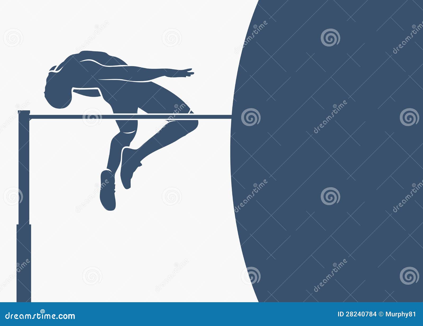 High jump background stock vector. Illustration of champion - 28240784