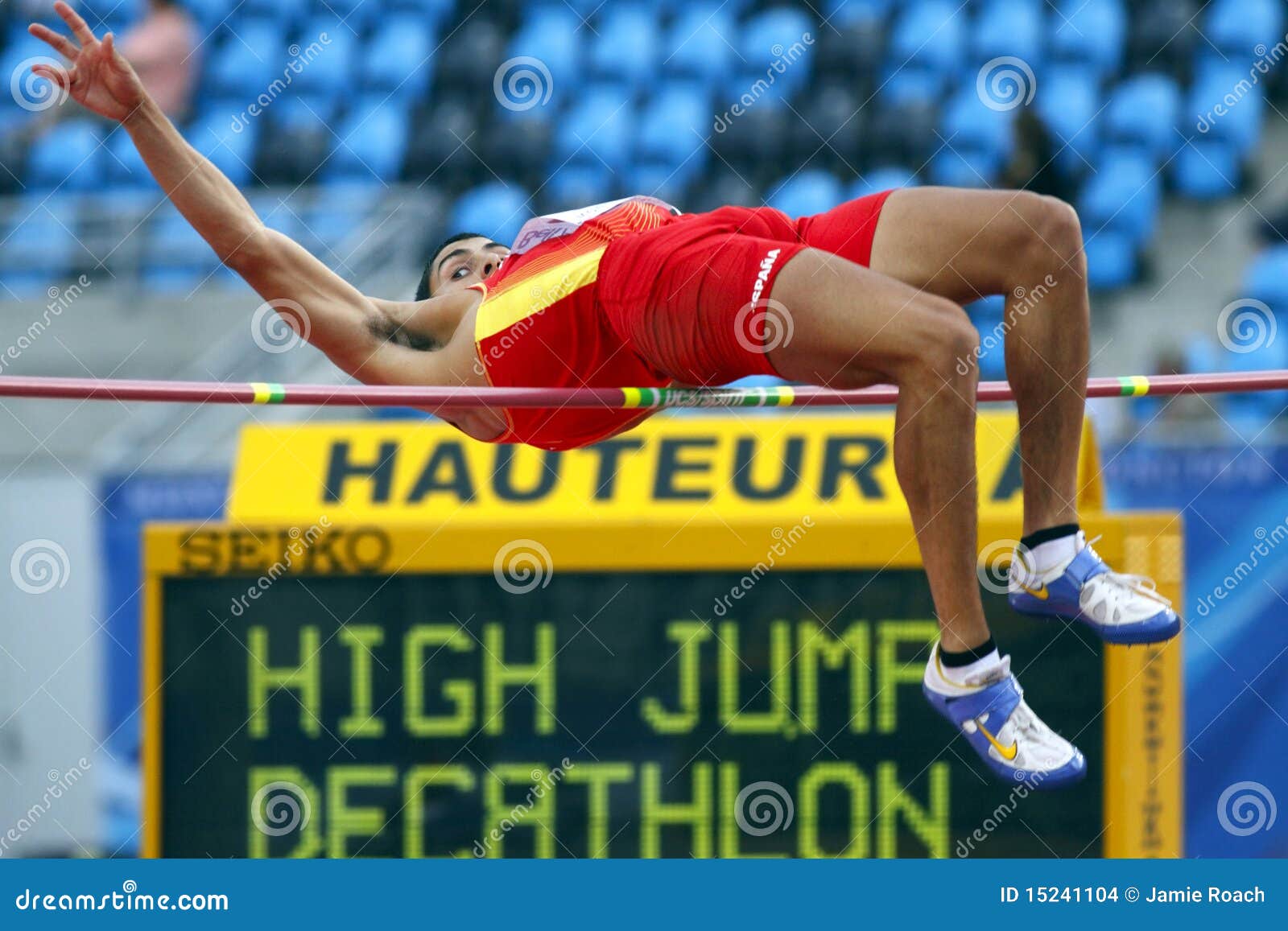 high jump decathlon