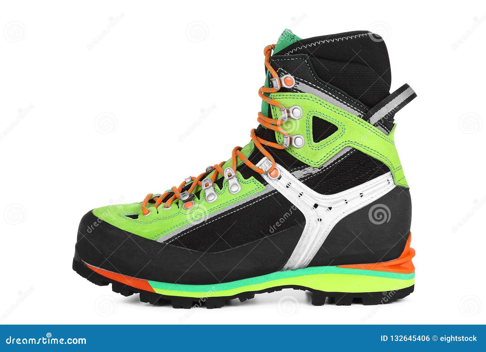 High Mountain Shoe Isolated on White Background Stock Photo Image of