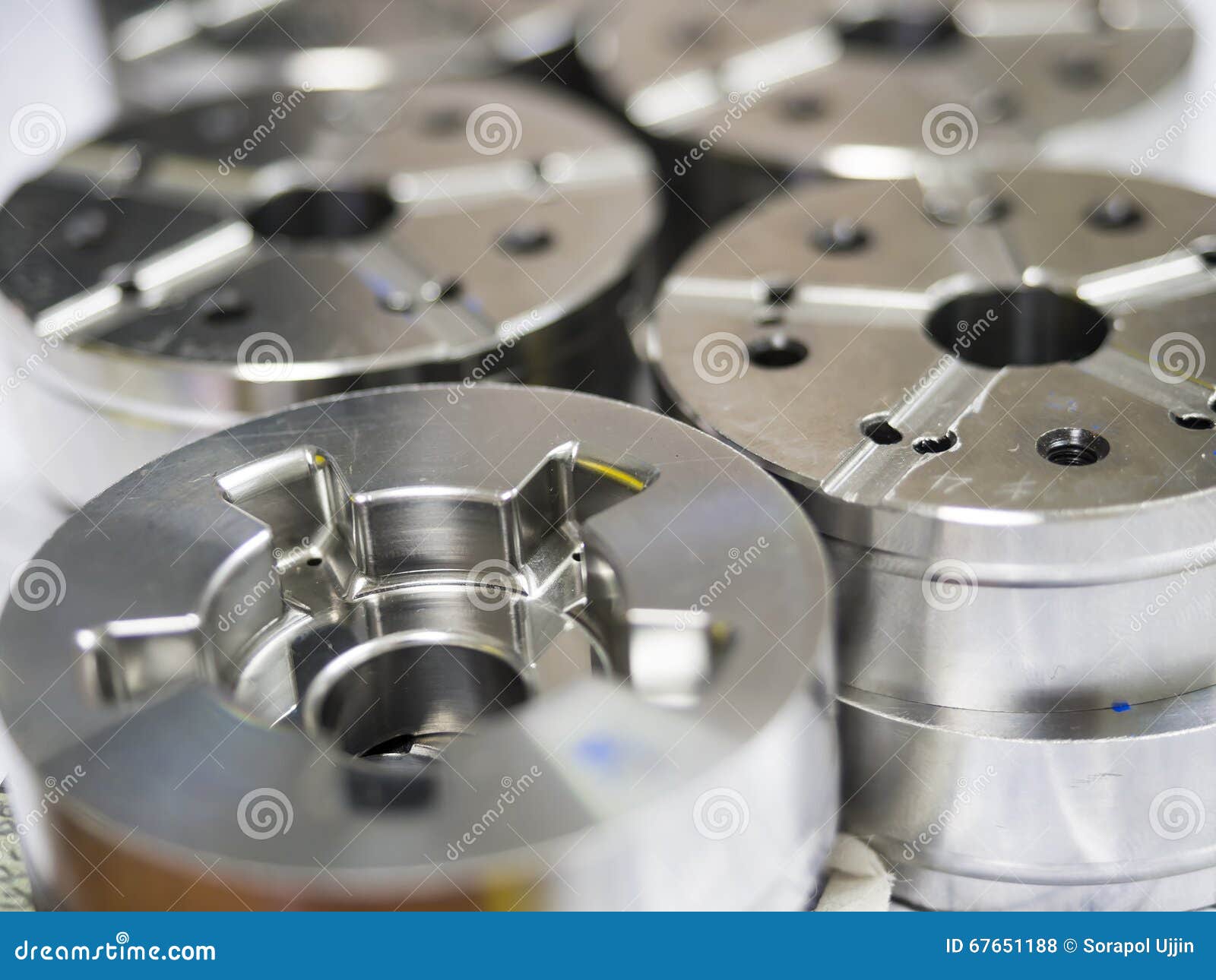 High Precision Automotive Machining Mold and Die Parts Stock Photo