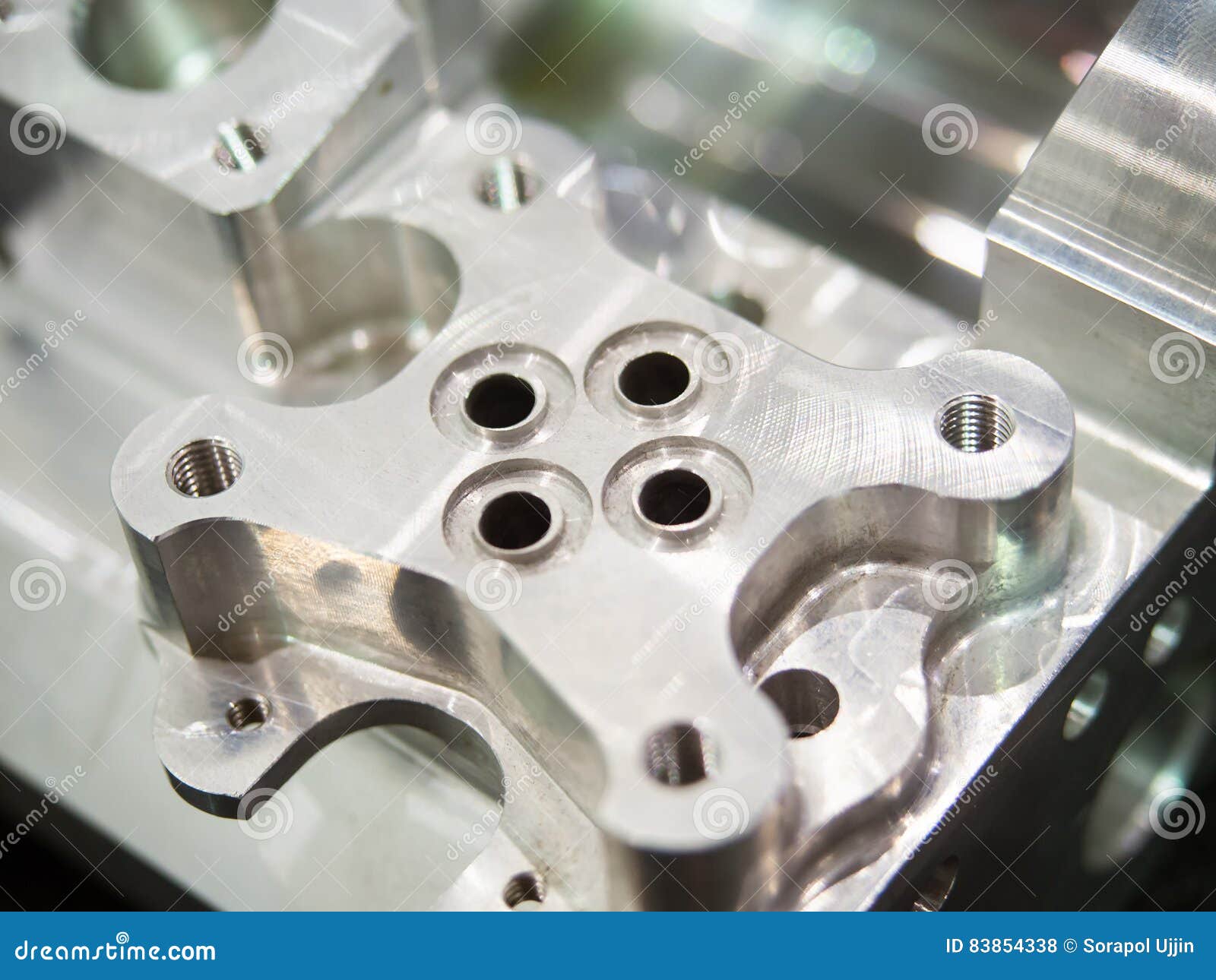 High Precision Automotive Machining Mold and Die Parts Stock Photo