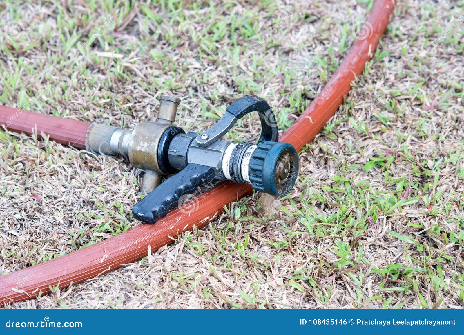 High Pressure Fire Hose Nozzle Stock Photo Image of hydrant, high
