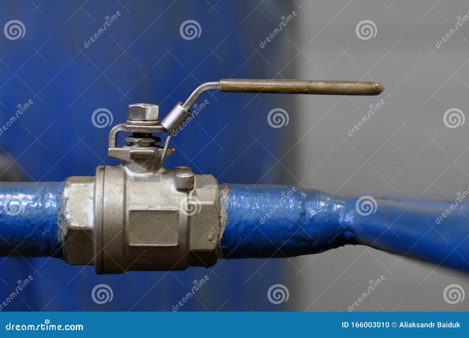 High Pressure Hoses and Valves for Air Compressor Stock Photo Image