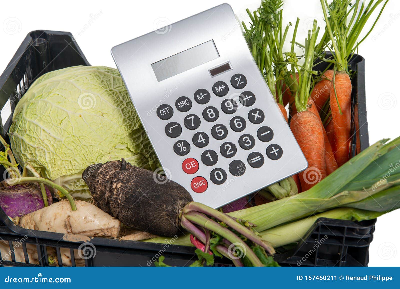 High Prices of Vegetables, Calculator Stock Image Image of vegetable, calculating 167460211