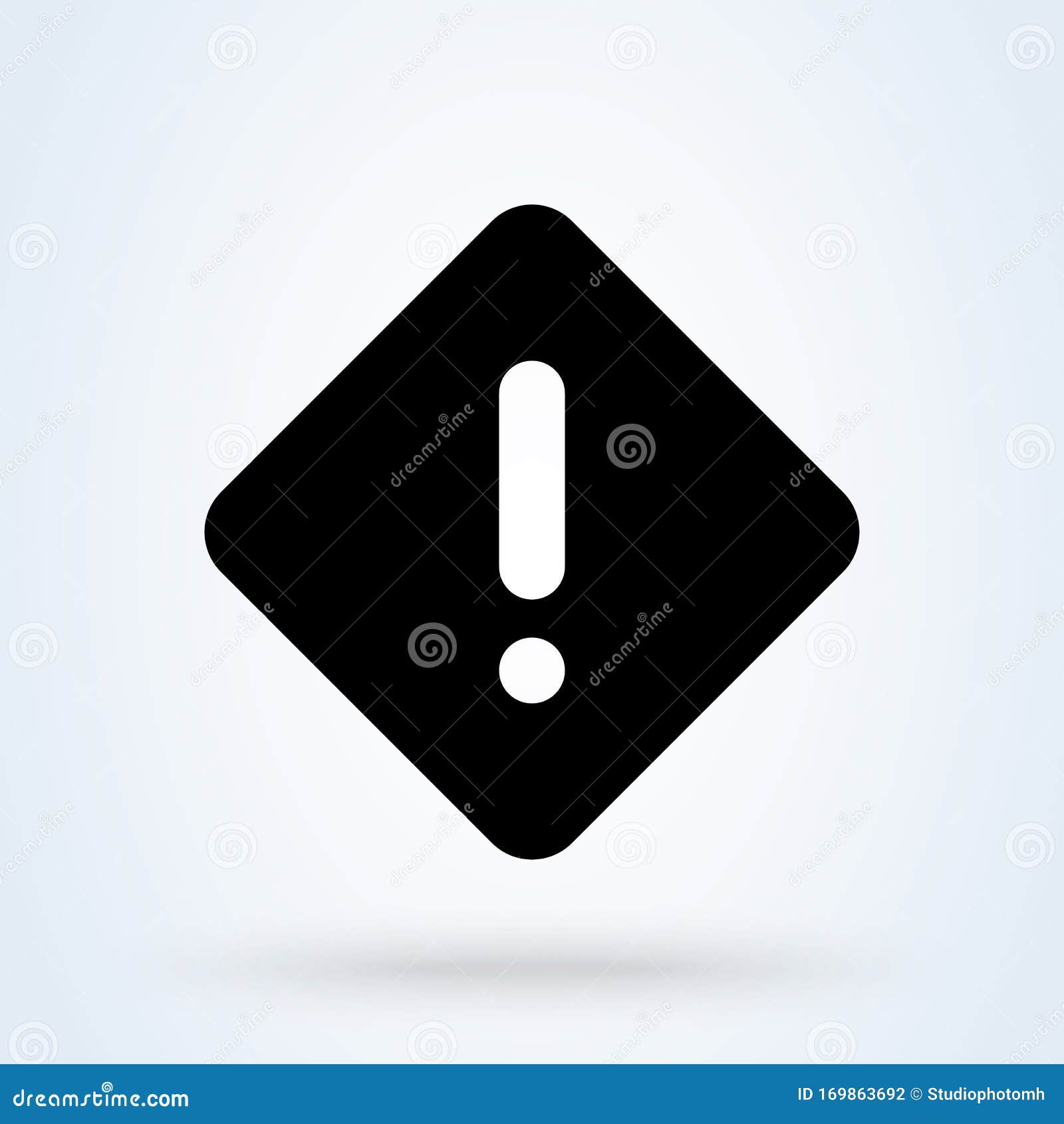 high priority.  simple modern icon  