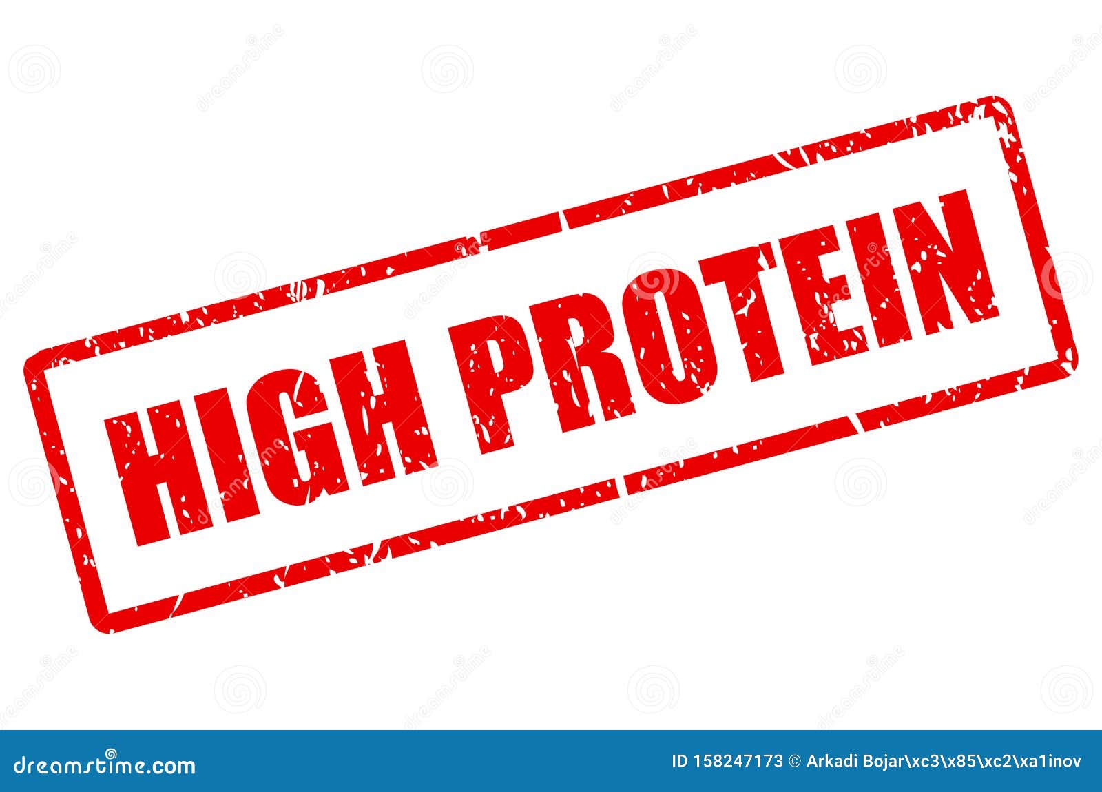 High protein stamp stock vector. Illustration of delicious 158247173