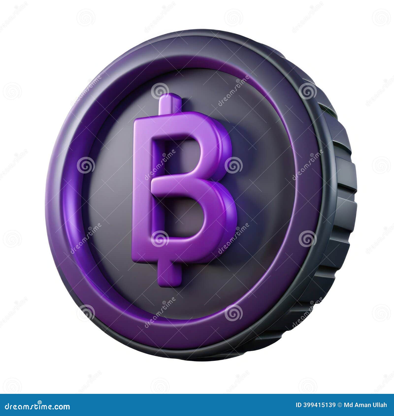 3d Purple Bitcoin Cryptocurrency Coin Isolated on Transparent Background  Stock Image - Illustration of money, purple: 399415139