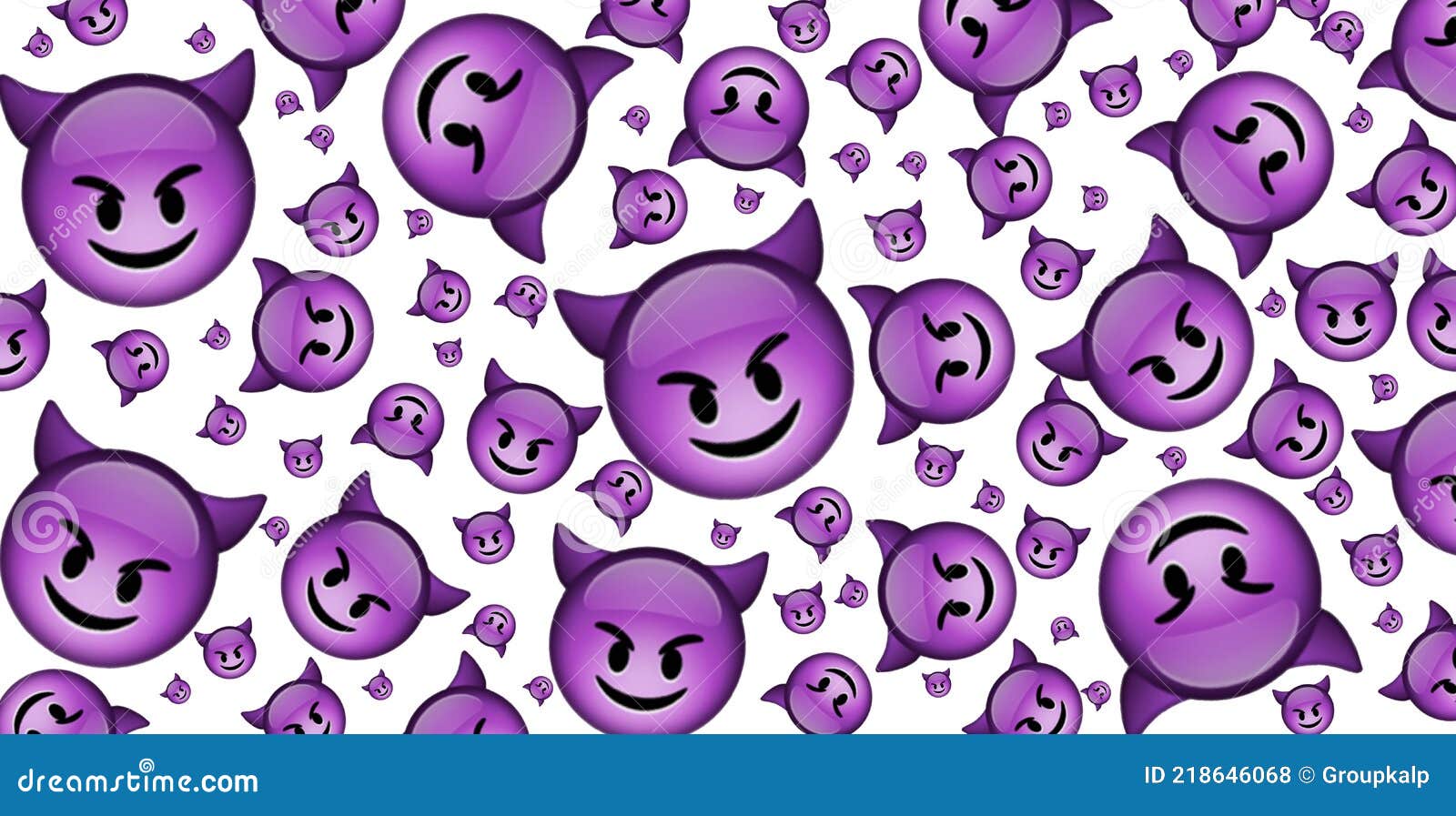 Sad Devil emoji emoticon animated loops Easy integration to any video with  luma matte Stock Video  Adobe Stock