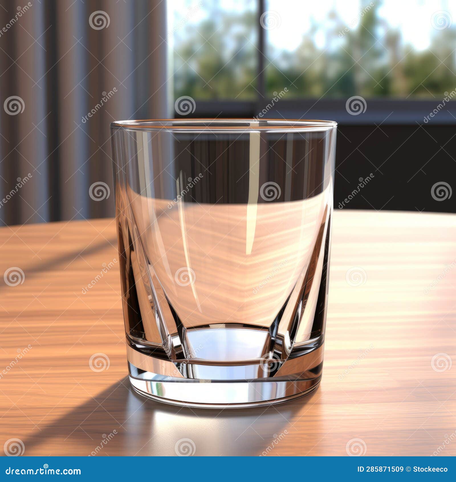 Highquality Glass Cup 3d Model with Ar Support Stock Illustration