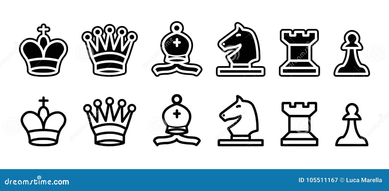 Chess Pieces Isolated - PNG Stock Image - Illustration of chess