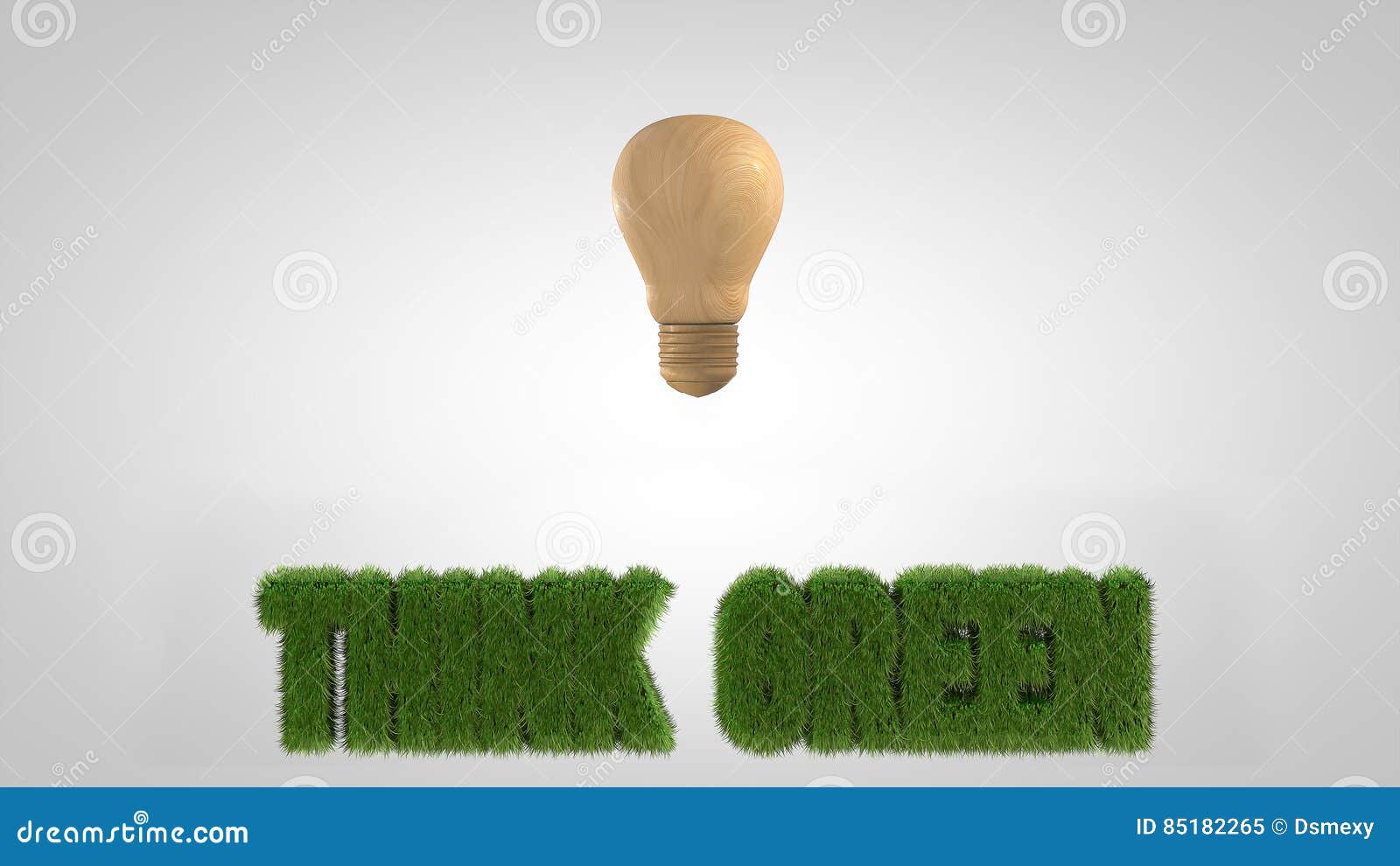 high res wooden lightbulb slogan