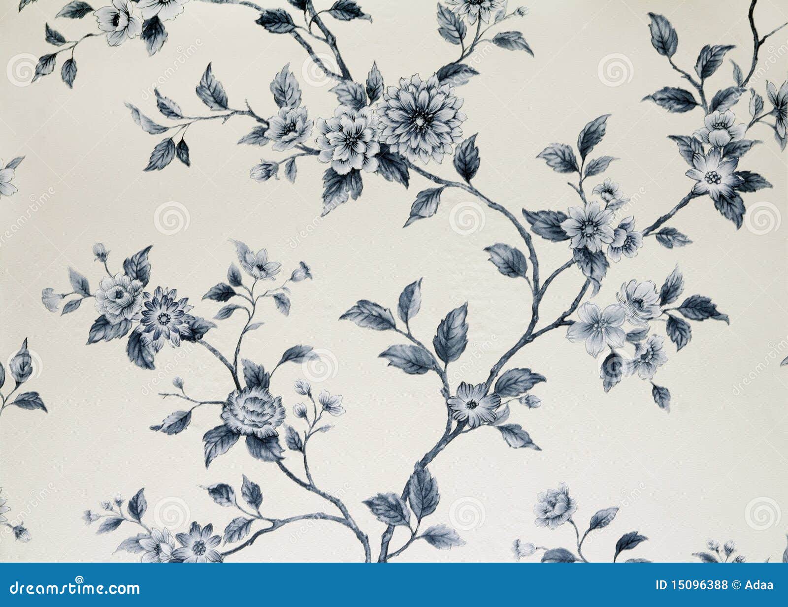 High Resolution Antique Style Wallpaper Stock Photo Image of flower