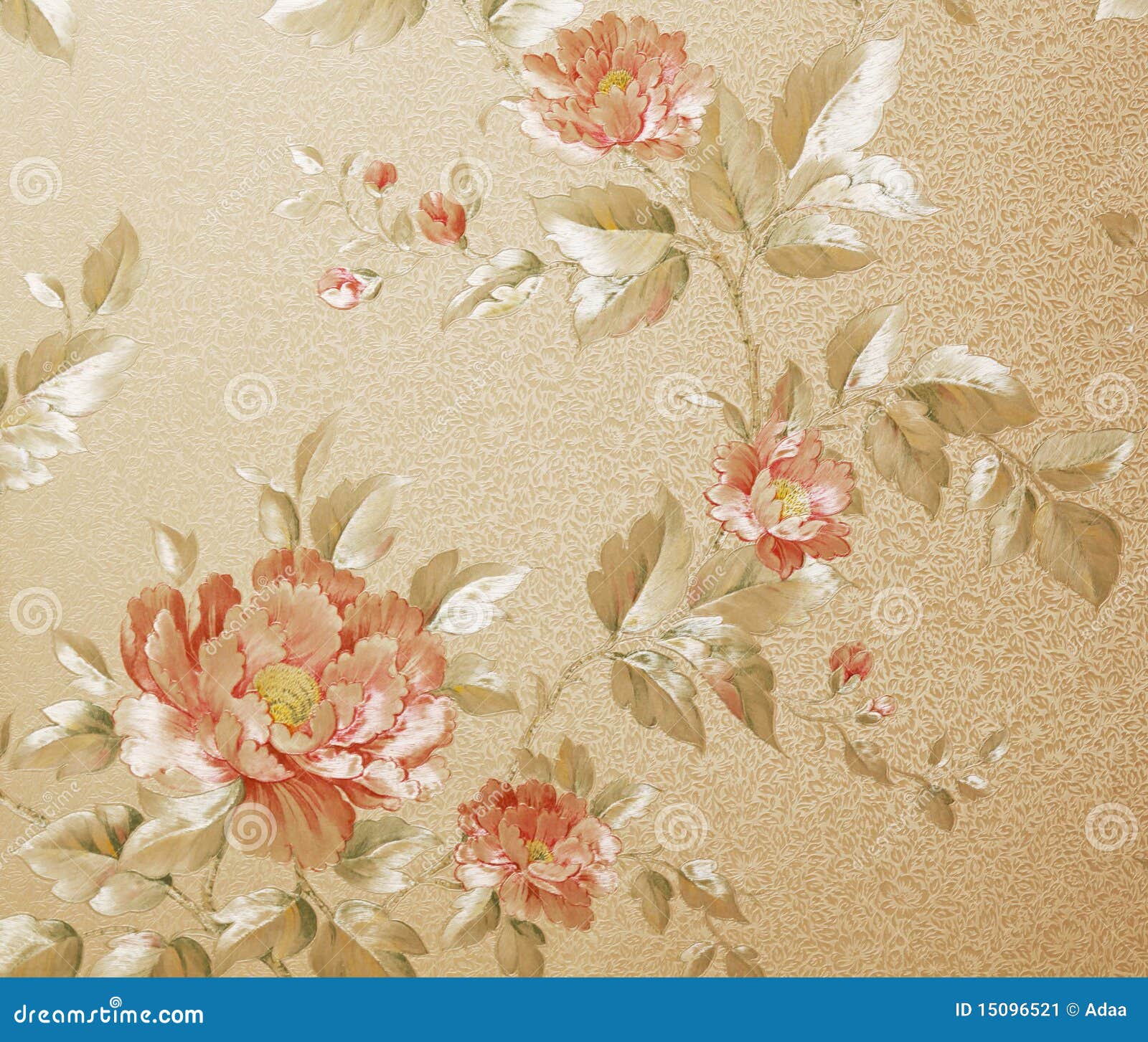 High Resolution Antique Style Wallpaper Stock Image Image of