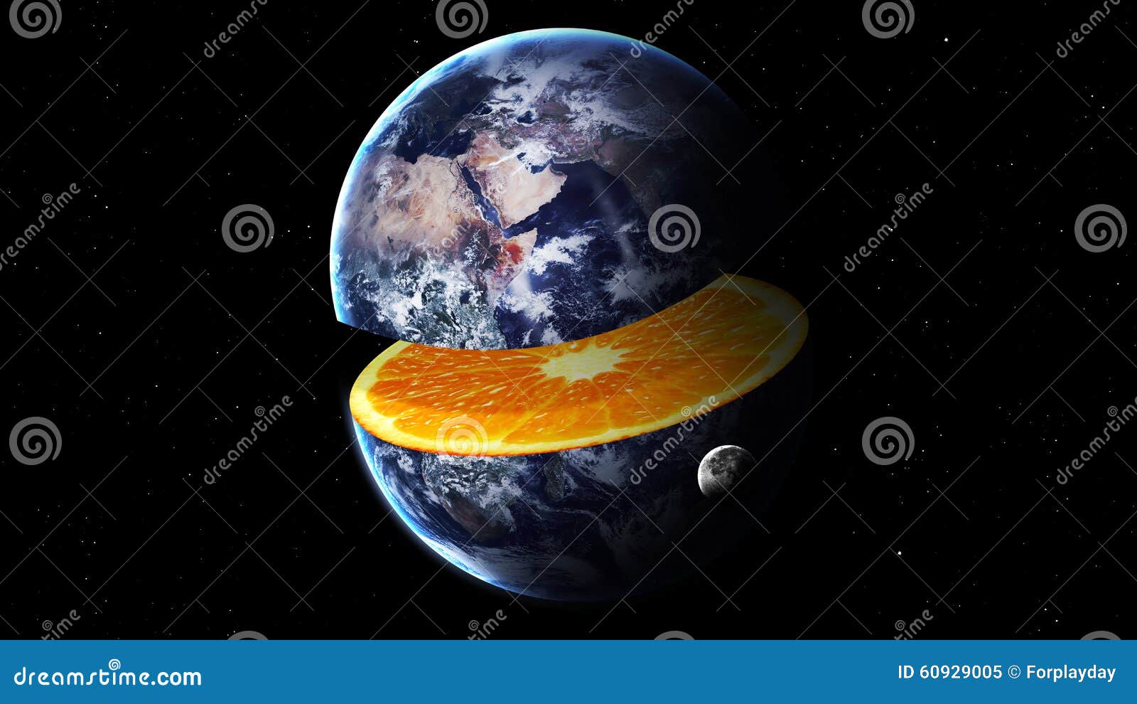 High Resolution Image Of Earth As Orange In Space Editorial Image Illustration Of Planets Night 60929005