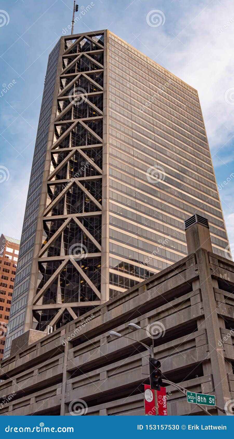 High Rise Building At St. Louis Downtown - SAINT LOUIS. USA - JUNE 19, 2019 Editorial Image ...