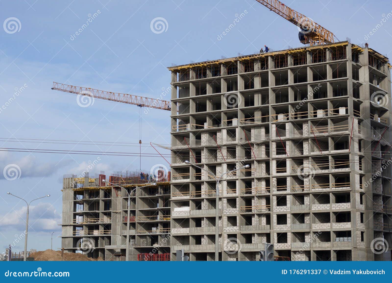 High Rise Building Under Construction Reinforced Concrete Frame Start Of Installation Of Double Glazed Windows Visible Stock Image Image Of Industrial Silhouette High Rise Building Under Construction Reinforced Concrete Frame Start Of Installation Of Double Glazed Windows Visible Stock Image Image Of Industrial Silhouette