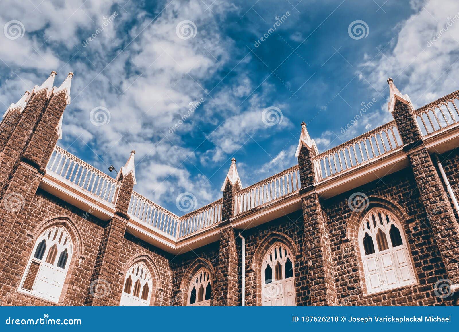 high rise photo of arthunkal st. andrew`s basilica