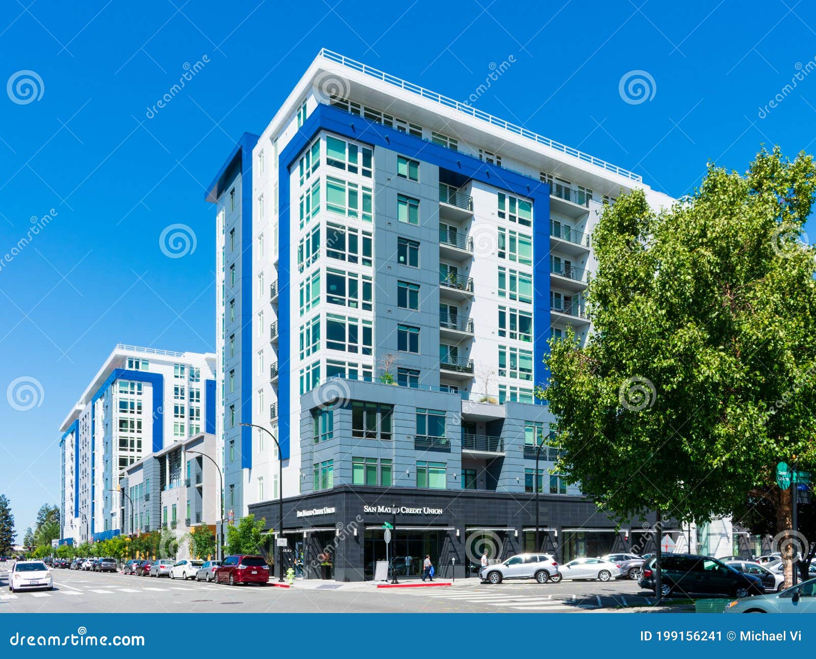 High Rise Residential Towers Of Indigo Apartment Homes Editorial Photo Image Of Design