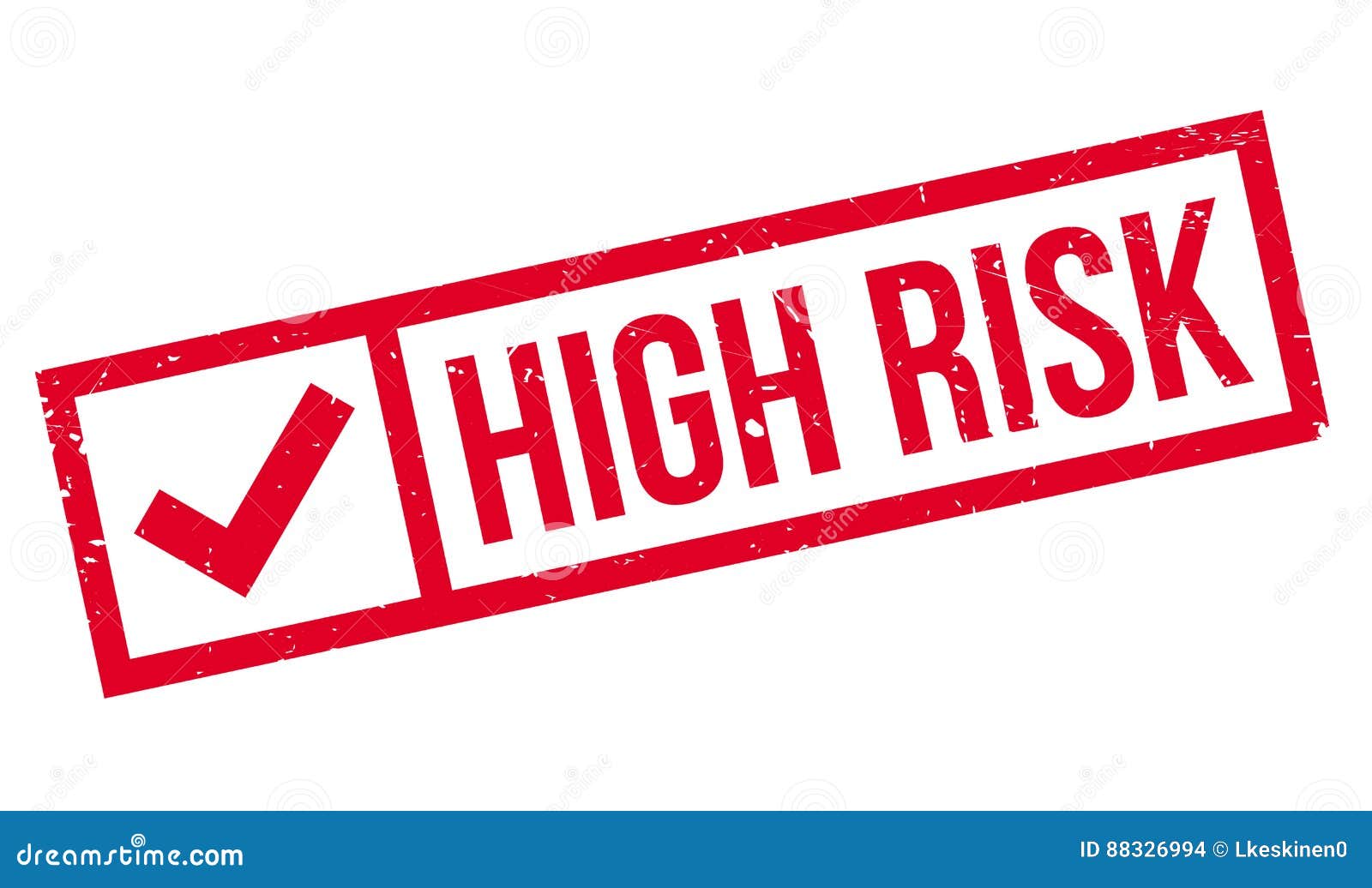 High Risk rubber stamp stock illustration. Illustration of grunge