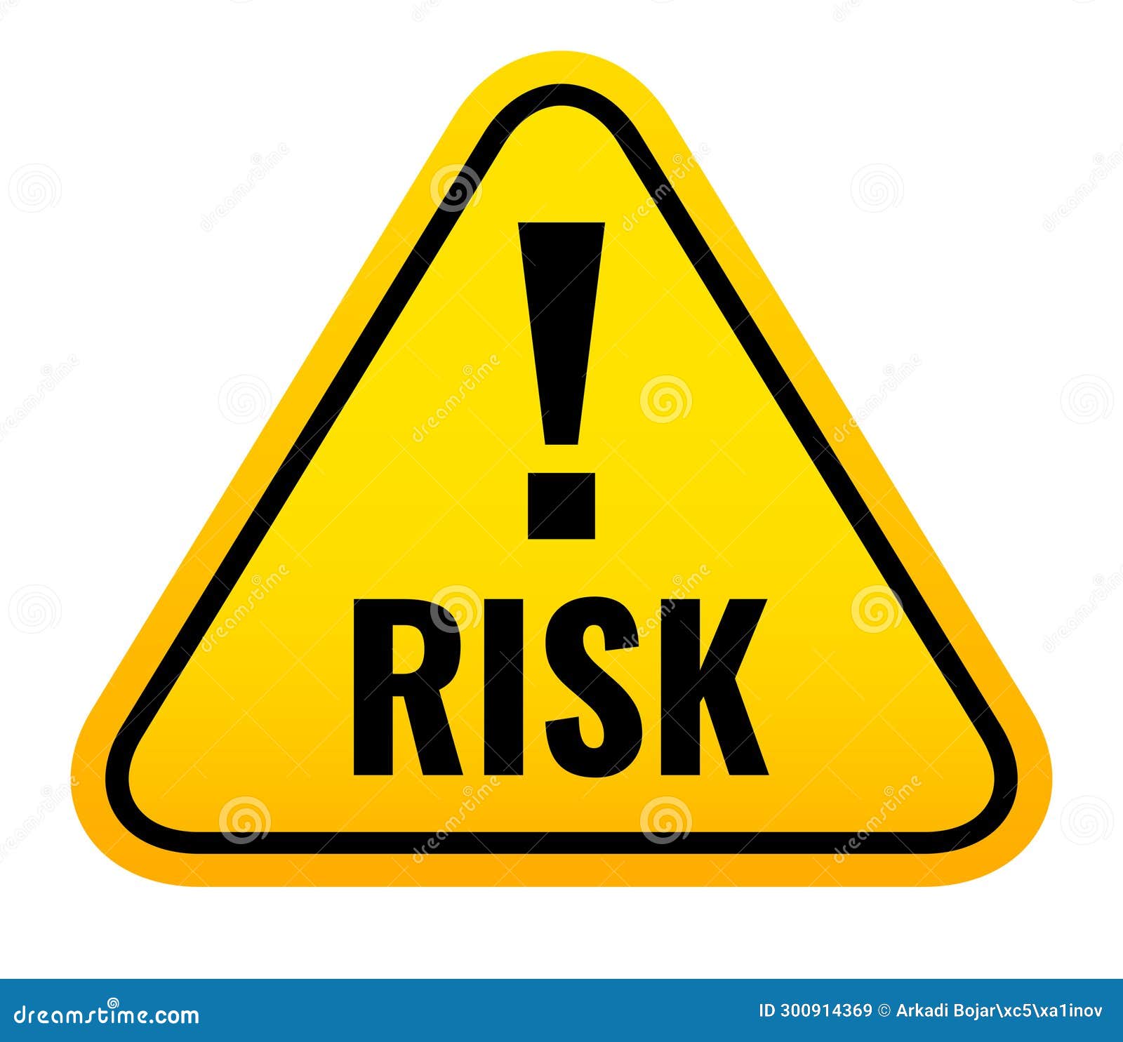 High Risk Area Sign Vector Illustration | CartoonDealer.com #84730620